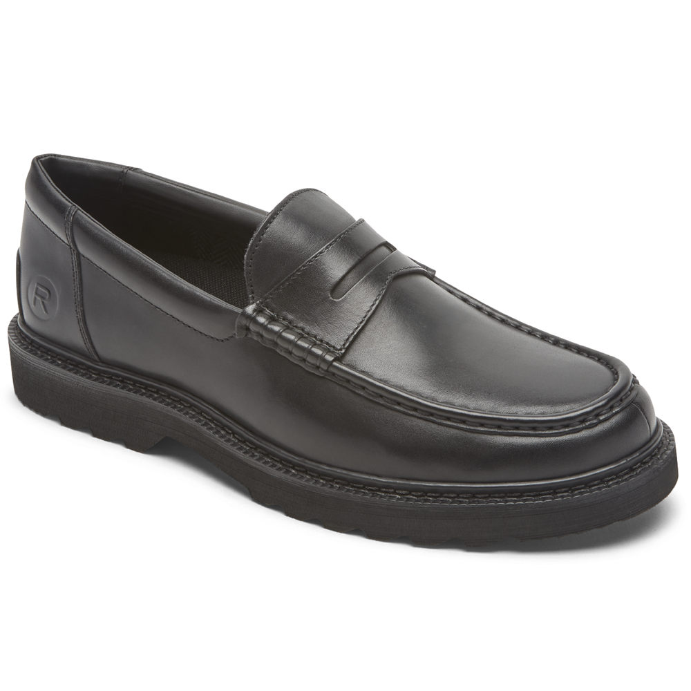 Slip-Ons Rockport Hombre Mexico - Peirson Penny Keeper Negros - LOAIJ5620